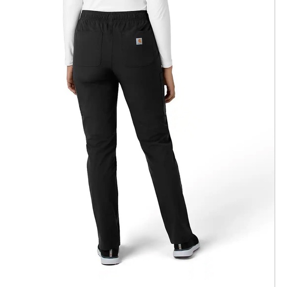 Carhartt force black flex straight leg utility cargo scrubs pants workwear 4XL - Picture 4 of 12